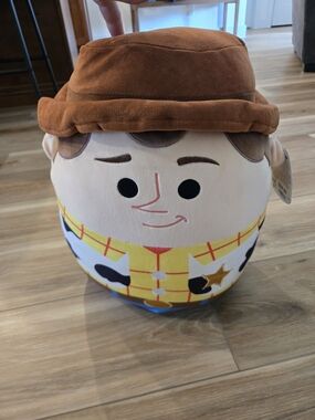 Squishmallows Brown and Yellow Toy Story Woody 16" Plush